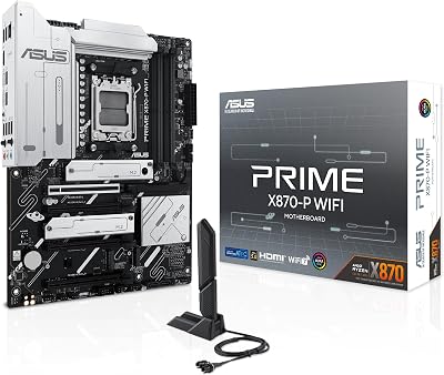 ASUS PRIME X870-P WIFI AMD ATX Motherboard 14+2+1 80A PCIe 5.0 WiFi 7