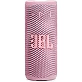 JBL Grip - Compact Bluetooth Speaker with Bold Pro Sound and Ambient Light, up to 14 Hours of Playtime, Water, Dust and Drop-Proof (IP68), & Multi-Speaker Connection with Auracast™ (Pink)