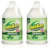 OdoBan Multipurpose Cleaner Concentrate, 2 Gal, Original Eucalyptus Scent - Odor Eliminator, Disinfectant, Flood Fire Water Damage Restoration