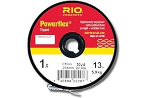 RIO BRANDS Rio Fly Fishing Tippet Powerflex 2X Tippet 30Yd 10Lb Fishing Line