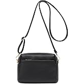 LORADI Small Crossbody Bag for Women, Soft Vegan Leather, Lightweight for Daily Use