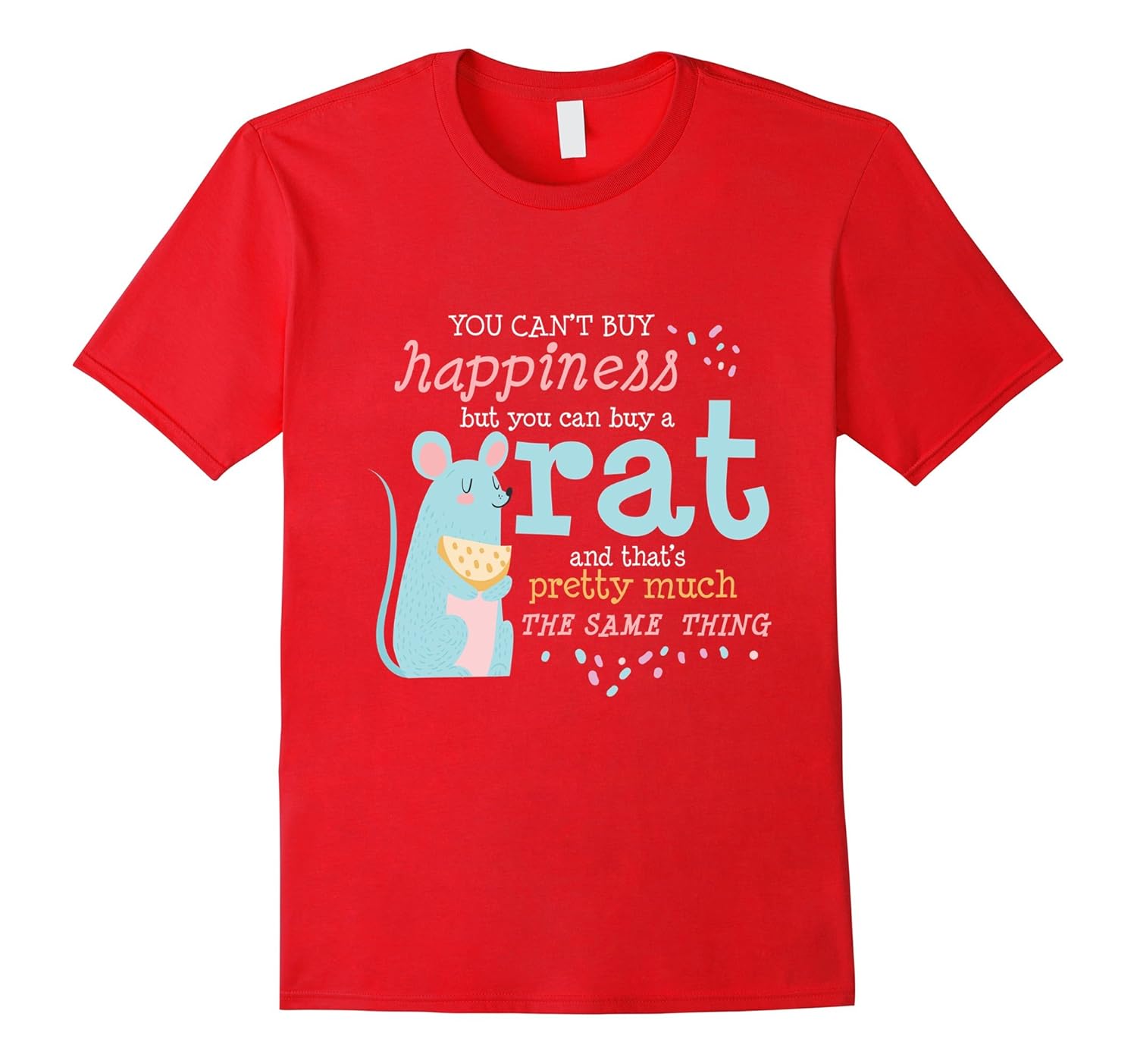 Happiness Rat Gift T-shirt for Rat Lovers Owners Rat Mom Dad-ANZ