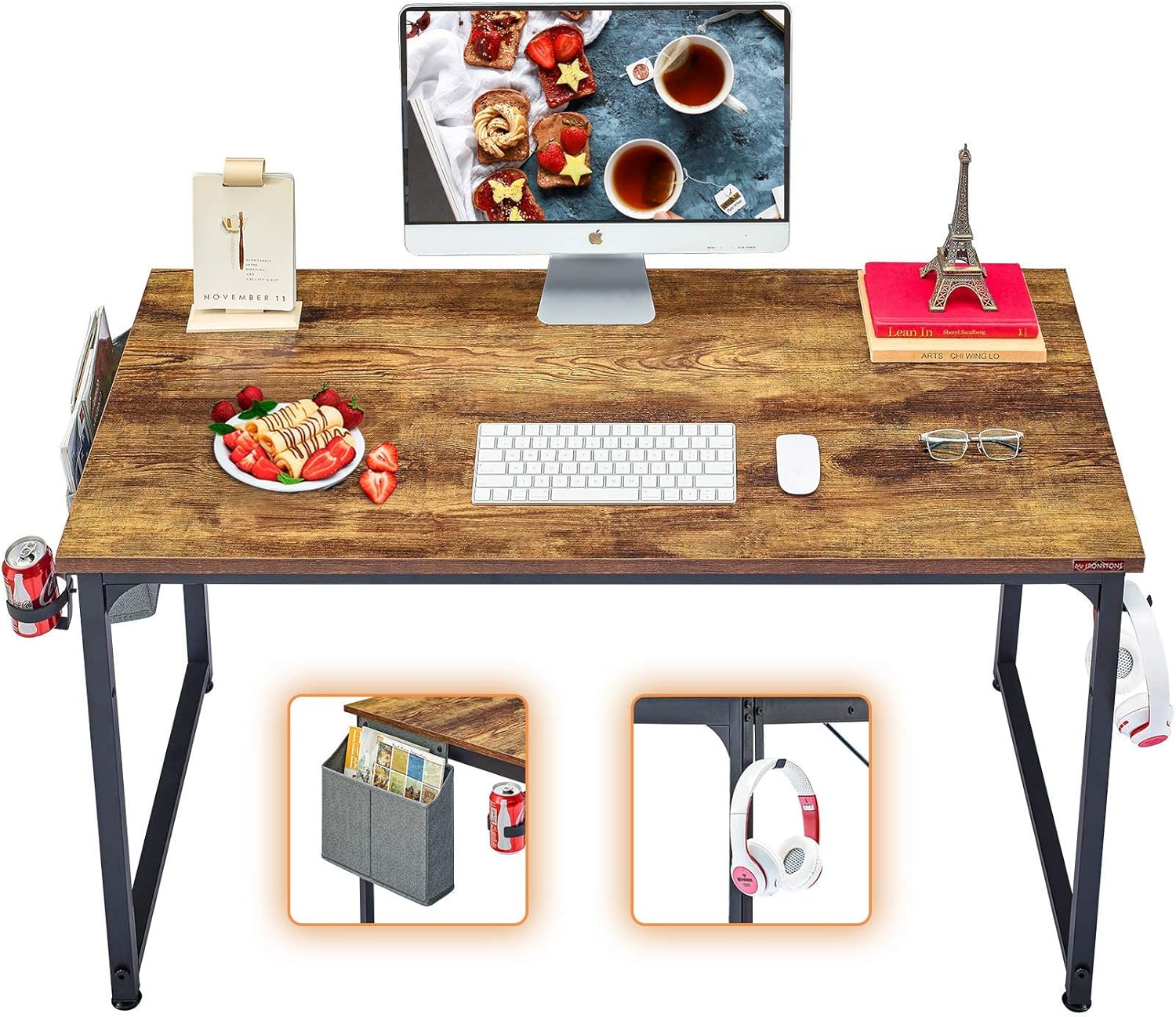 Mr IRONSTONE Bar Table & Computer Desk: Furniture & Decor