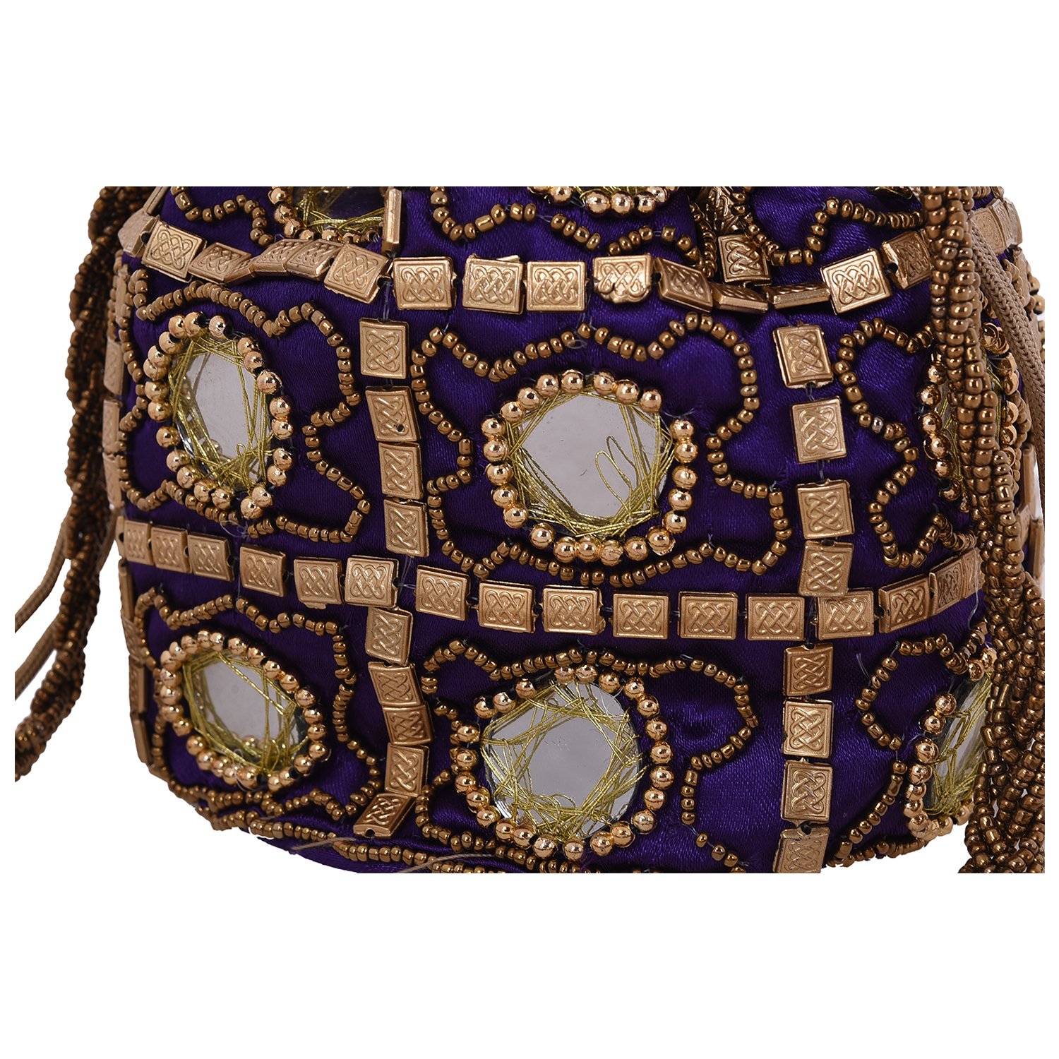 craft trade ethnic rajasthani potli bag for women, bridal, casual, party, wedding