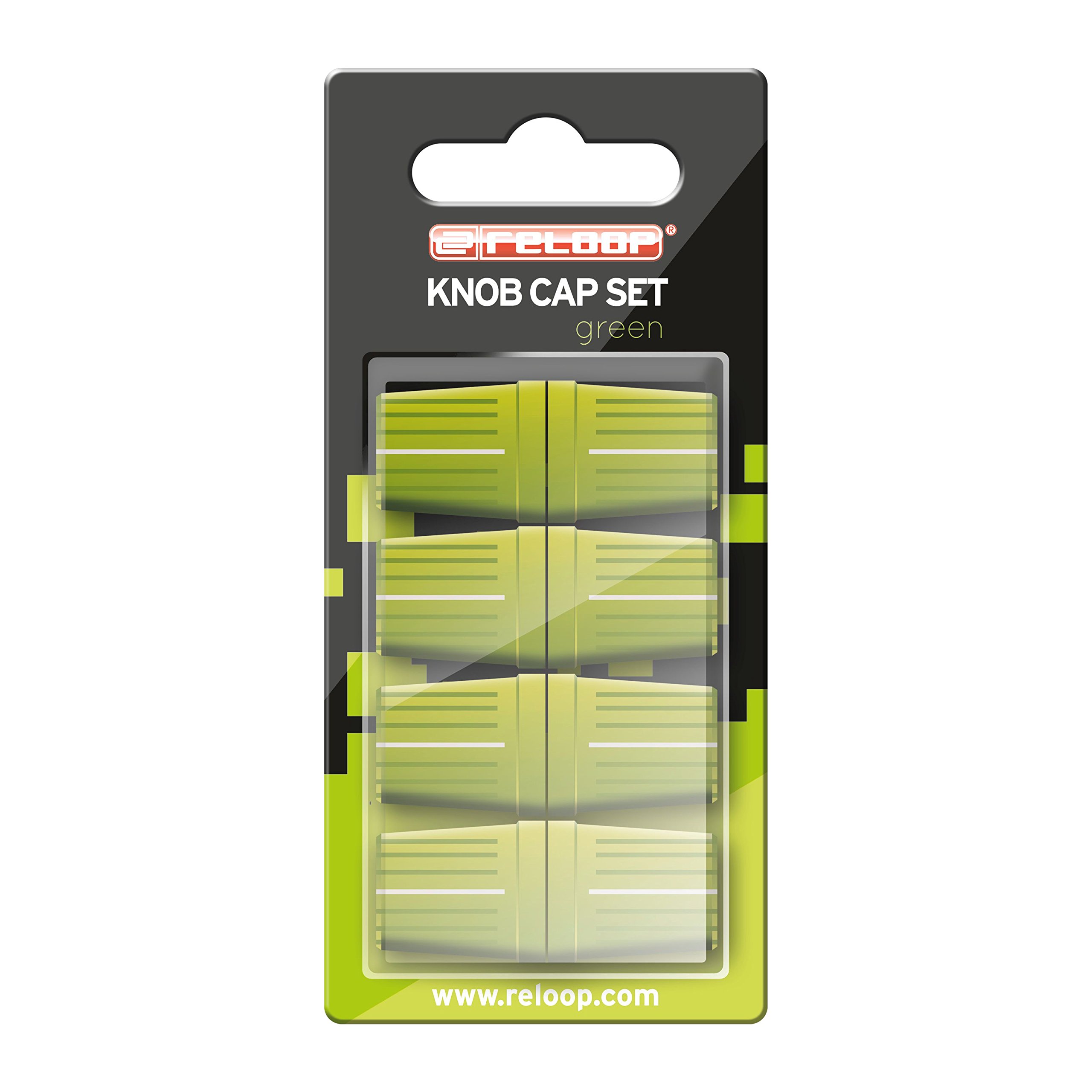 Reloop Knob Cap Set replacement knobs for DJ mixer (Green),KNOB-CAP-GREEN