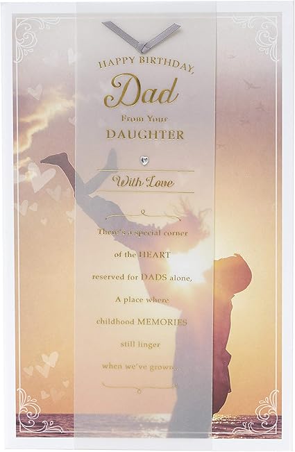 Carte D Anniversaire Pour Papa Avec De Jolis Mots Carte D Anniversaire Pour Lui Cadeaux Pour Papa Amazon Fr Fournitures De Bureau