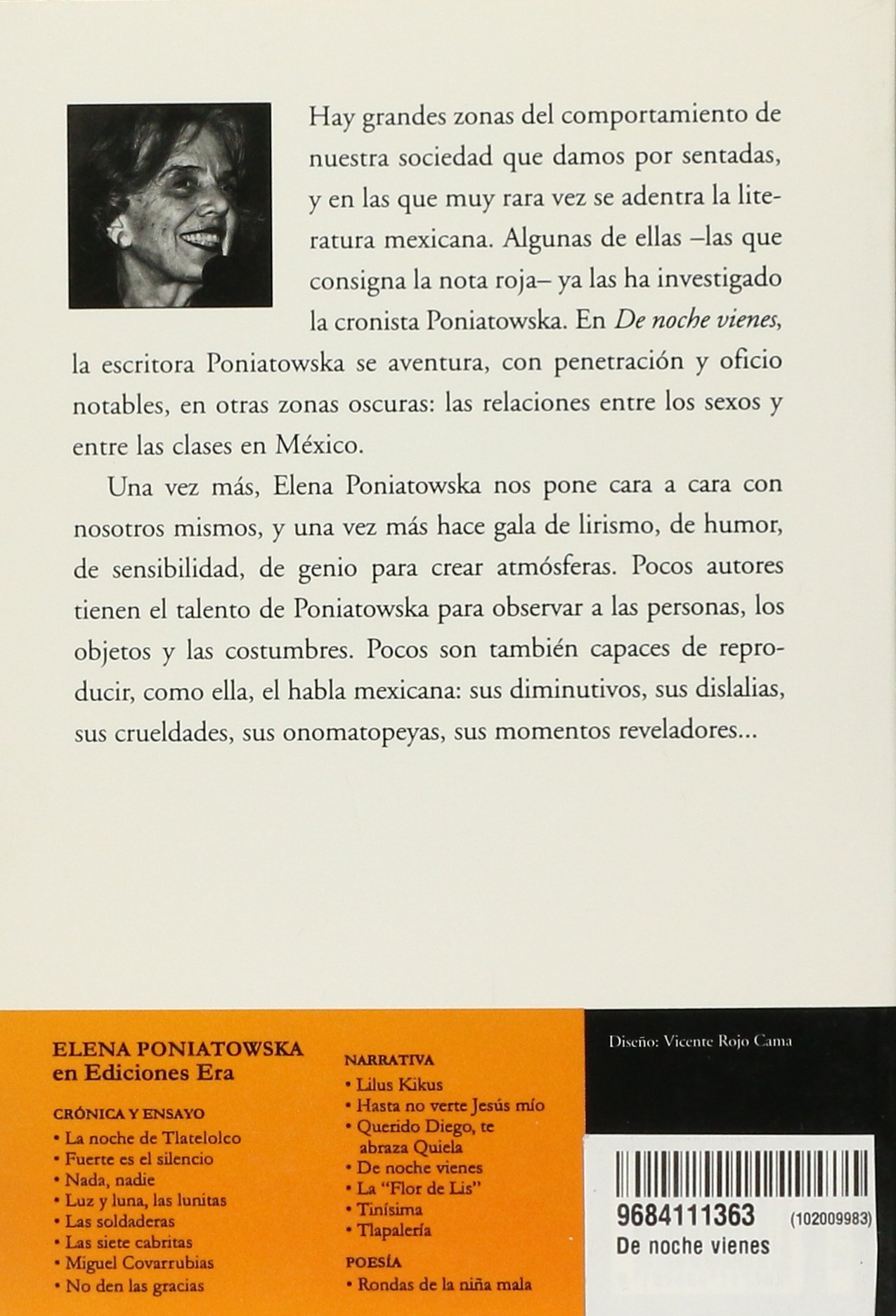 De Noche Vienes Spanish Edition Elena Poniatowska 9789684111363 Amazon Com Books
