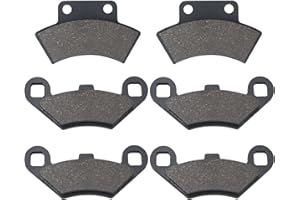 Sollon Front and Rear Brake Pads for Polaris Sportsman 500 400 350 Xplorer 300 400 500 Big Boss 250 300 350 400 500 Scrambler 400L 500 4x4 Magnum 425 Xpress 400 300 Trail Blazer Trail Boss 250