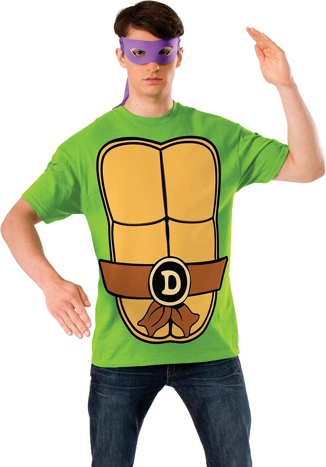 Nickelodeon Teenage Mutant Ninja Turtles Shirt With Mask and Donatello