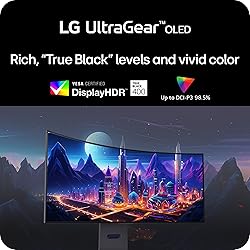 LG 39GS95QE Ultragear OLED Curved Gaming Monitor