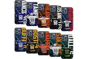 Personalized Ice Hockey Phone Case Custom Name and Number Hockey Player Team Protective Cover Customized Compatible with Clea
