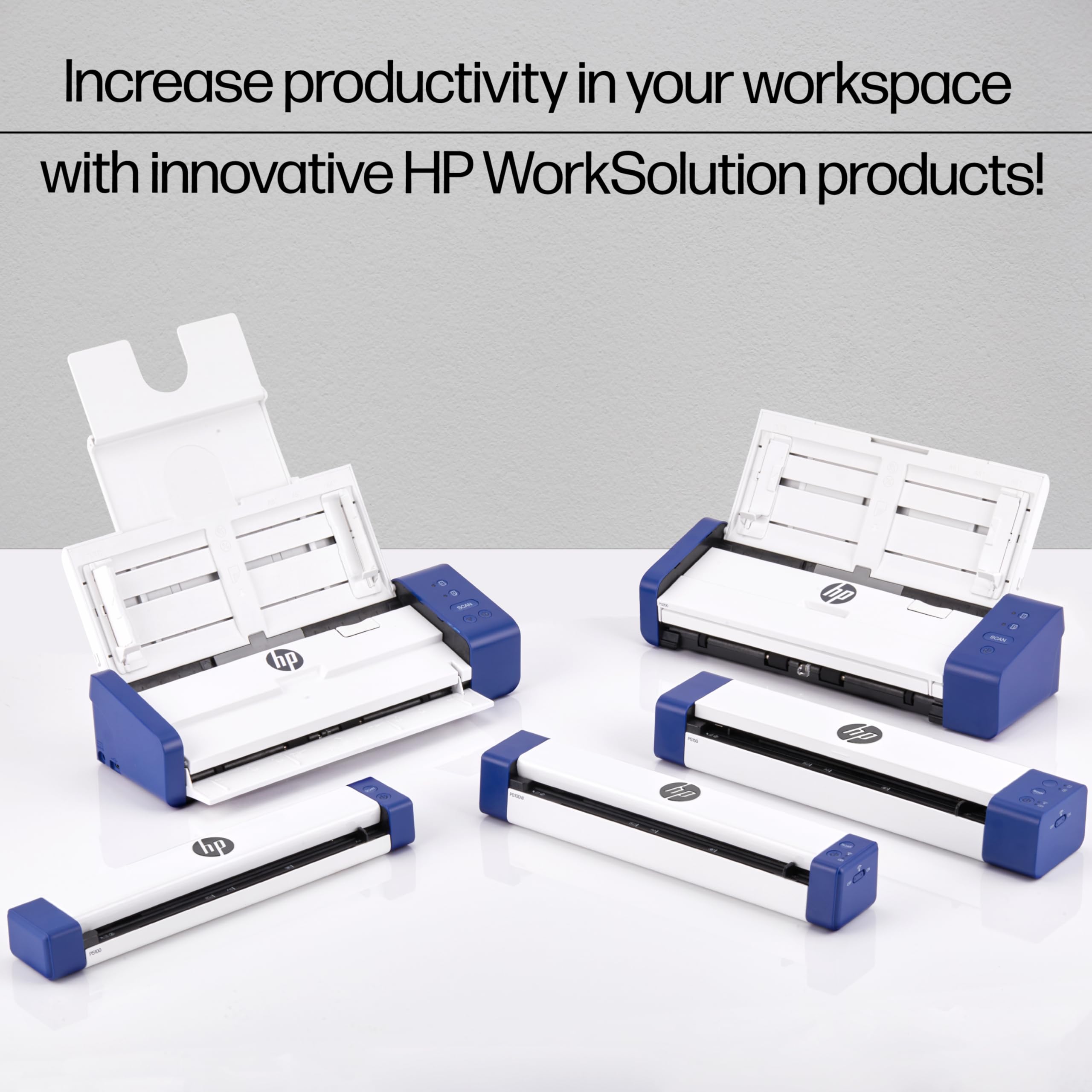 HP PS150 Portable Document Scanner | Compact, Portable, Wireless Digital Scanner with Duplex Mode for Home & Office | Rechargeable, USB & Wi-Fi Direct, Compatible with Mac & Windows PC and Laptop