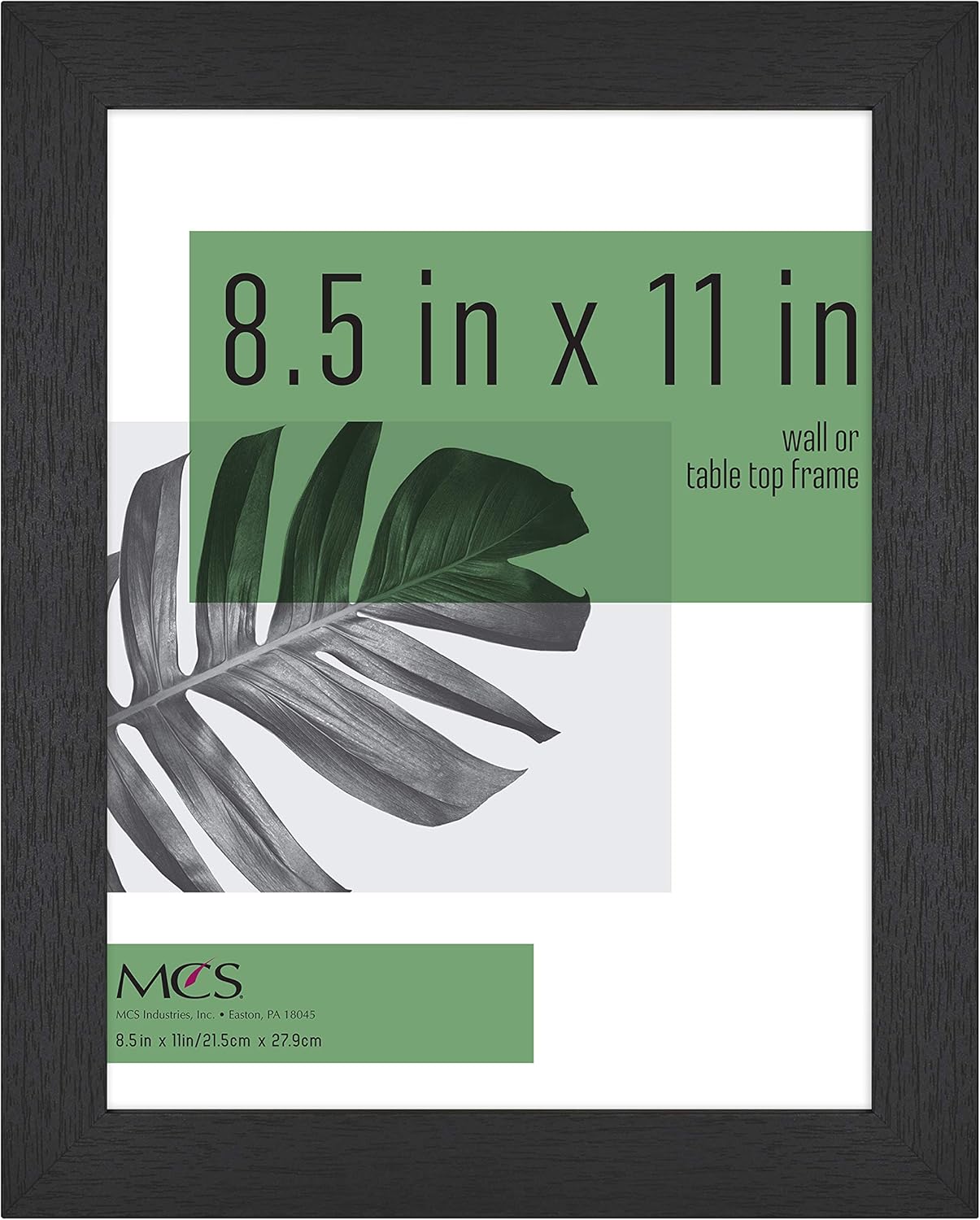 Photo Albums, Frames & Accessories - MCS Studio Document Frame, Gallery Wall Frame Fits 8.5 x 11 Diplomas, Documents & Certificates, Black Woodgrain, Single