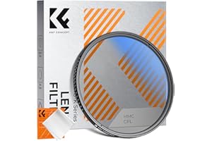 K&F CONCEPT 67MM CPL Filter Ultra Slim Japan Optics Multi Coated Circular Polarizer Polarized Lens Filter with Cleaning Cloth