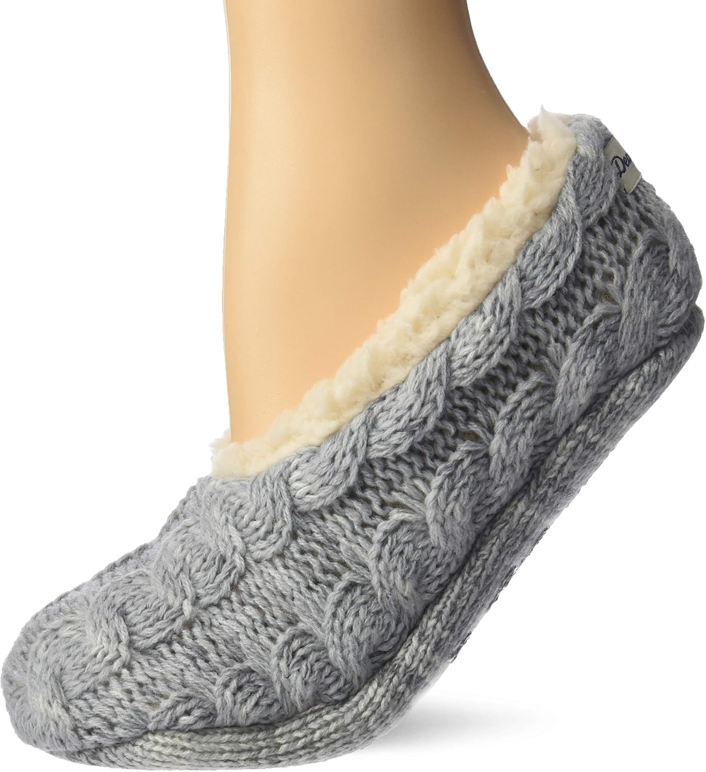 dearfoam cable knit slippers