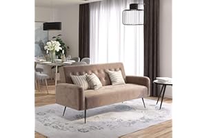 Novogratz Z Stevie, Convertible Sofa Bed & Couch, Pink Velvet Futon, 2360779N