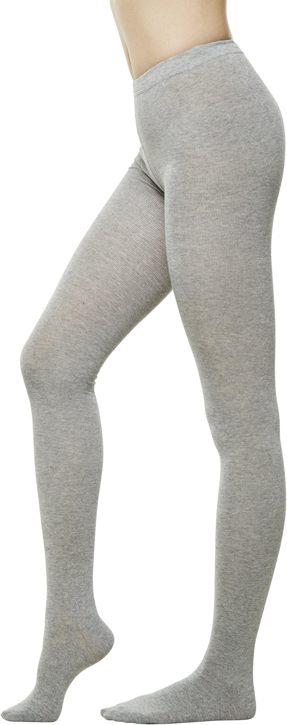 STYLEGAGAWomen Color Flat knit Sweater Cotton Stirrup Footless Footed tights