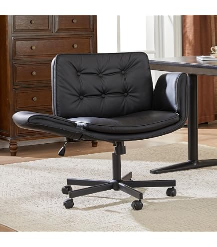Safco Soft Tough Economy Workbench Chair - Black, Adjustable Height Swivel Task Chair - View #13