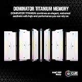 Corsair Dominator Titanium RGB DDR5 64GB (2x32GB) 6000MHz CL30 White view 2