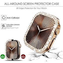 Wingle 2 Pack Bling Case for Apple Watch Series 10