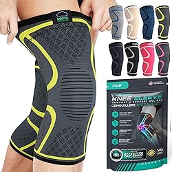 Modvel 2 Pack Knee Brace for Women & Men - Workout