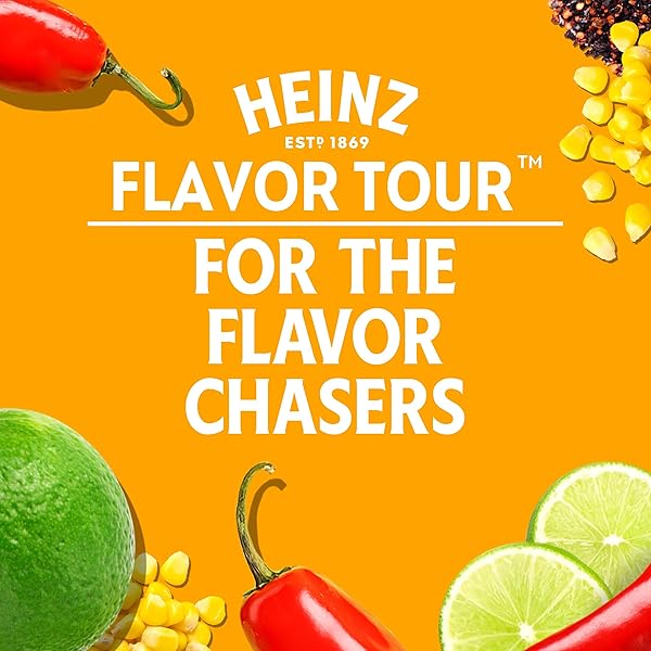 HEINZ FLAVOR TOUR MEXICAN INSPIRED STREET CORN SAUCE, 10 FL OZ BOTTLE