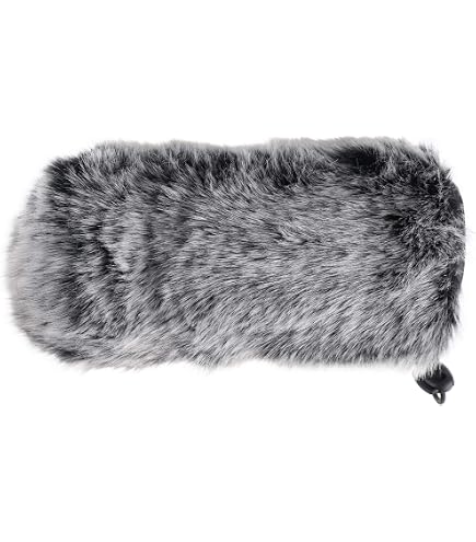 Housse Fourrure Synthétique Rode Go Deadcat - Gris, 19cm, Réduction Bruit Vent, Pour Micro Rode Go