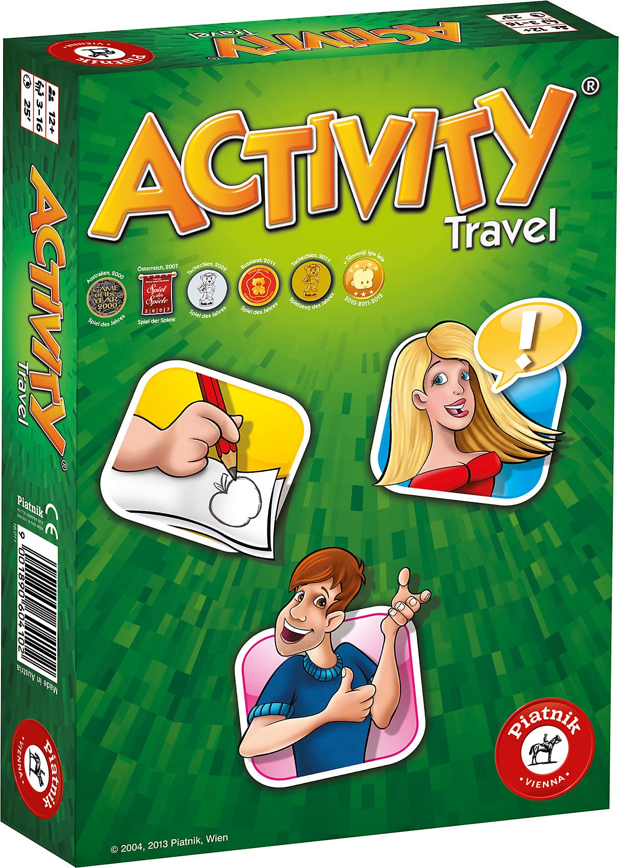Piatnik Activity Travel – 6041 / Classic Game for On the Go/Miming, Drawing, Explaining are required/For Holiday/Up to 16 Players — image 1