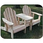WOODCRAFT Project Paper Plan to Build Twin Adjustable Adirondack Chair - Material Not Included
