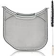 ADQ56656401 Dryer Lint Filter Upgraded Stainless Steel Mesh Screen for LG ADQ566564 and Ken-more Elite Dryer Lint Screen Replacement with Clothes Dryer Lint Vent Trap Cleaner Brush Part #PS3531962