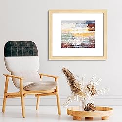 LaVie Home 16x20 Picture Frame Beige Oak Wood