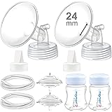 Maymom Pump Parts Spectra S2 Spectra S1, 24 mm Flange Valve Tube Bottle Backflow Protector, Not Original Spectra S2 Accessori