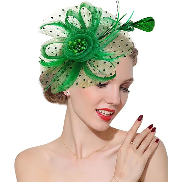 3221 Women-fascinators Hats- Girls Kentucky-derby Flower Mesh Veil Feathers Amazon.com: Zinniday Girls Fascinators Derby Hat - Black  main image 3