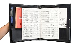 Protec FSA1E Deluxe Choral Folder with Elastic String Dividers & Adjustable Hand Strap