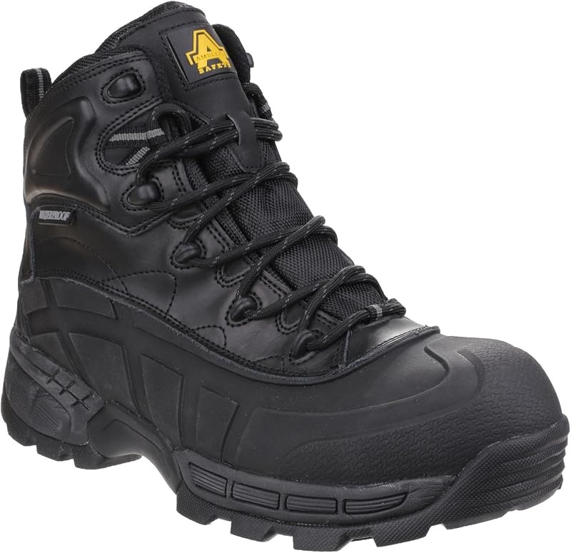 Amblers FS430 Orca Men’s High Ankle Safety Boots Black UK Size 10