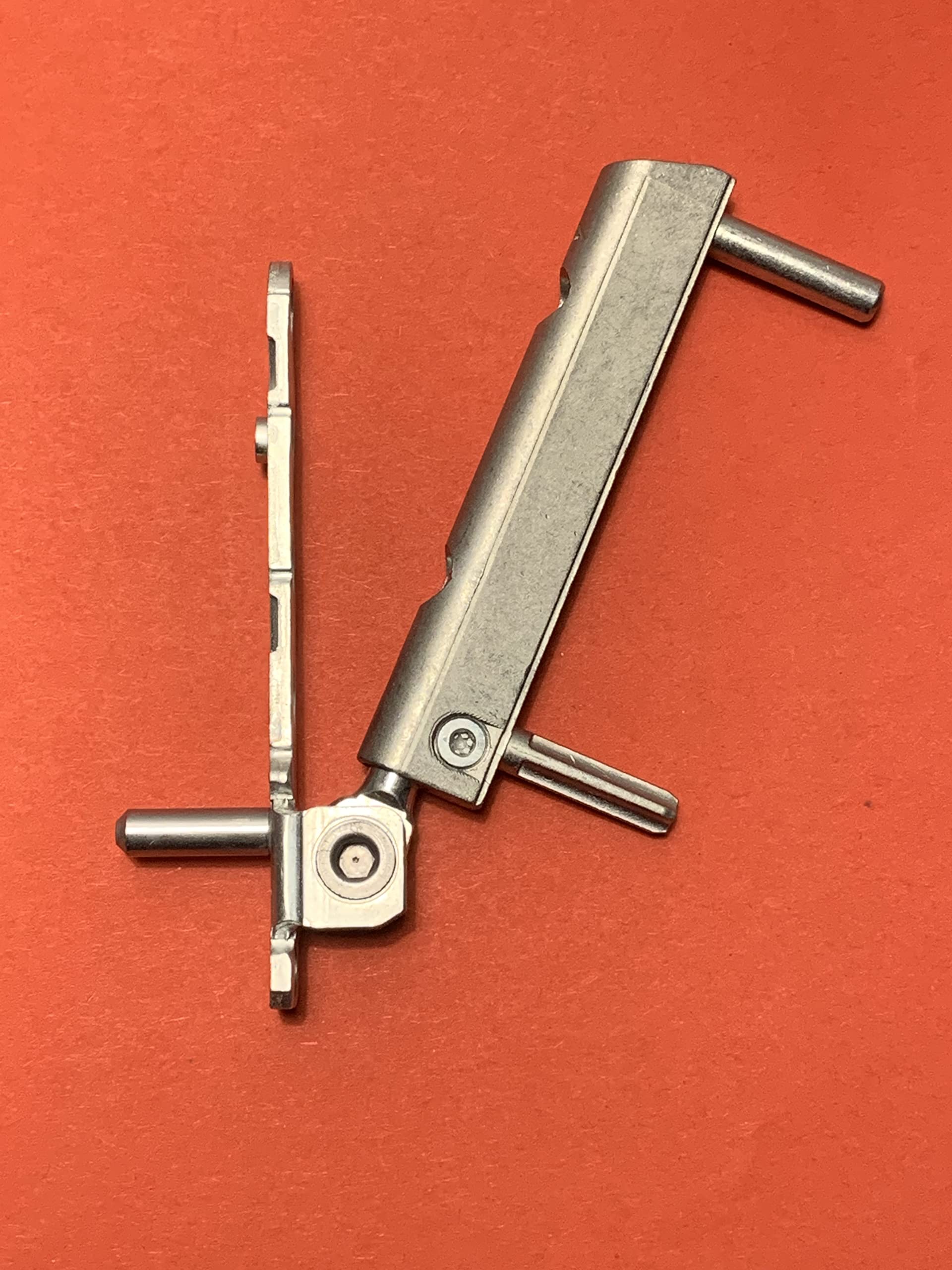 Roto NT Series Corner Bearings and Centro Repair Corner Bearings for Wooden Windows and Plastic Windows / 70 mm Pin (Silver)