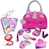 FFTROC Unicorns Gifts for Girls Purse - Toddler Purse Set Pretend Play Makeup Toys for 3 4 5 Year Old Girls, Gifts for 3 4 5 