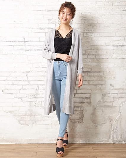 Amazon イング Ingni Uvカットロングカーディガン 7分袖 1191