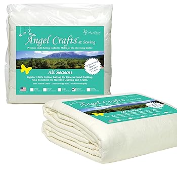 Angel Crafts and Sewing Cotton Batting for Quilts