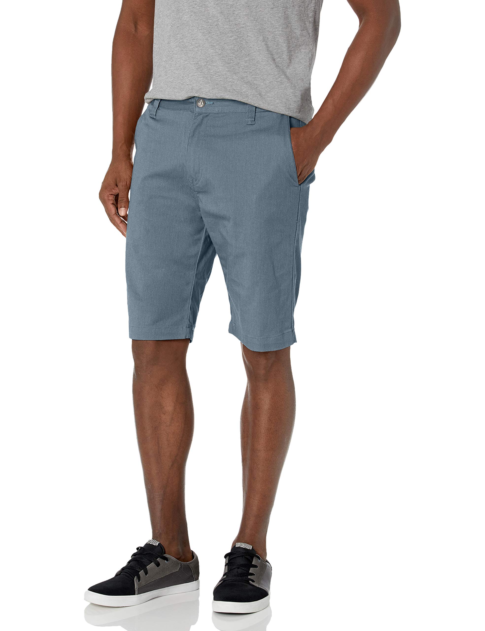 Photo 1 of ***DAMAGED**Volcom Men's VMONTY Stretch 22, Heather Blue, 36
