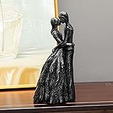 Anniversary Wedding Gift for Men Women, Birthday Gifts for Husband Wife Boyfriend Girlfriend Kissing Lovers Modern Home Decor Statue for Home Decor Wedding Anniversary Valentine's Day Gift