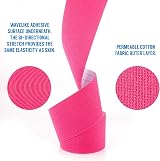 Proworks Kinesiology Tape 5m Roll Elastic Muscle Support Hot Pink view 2