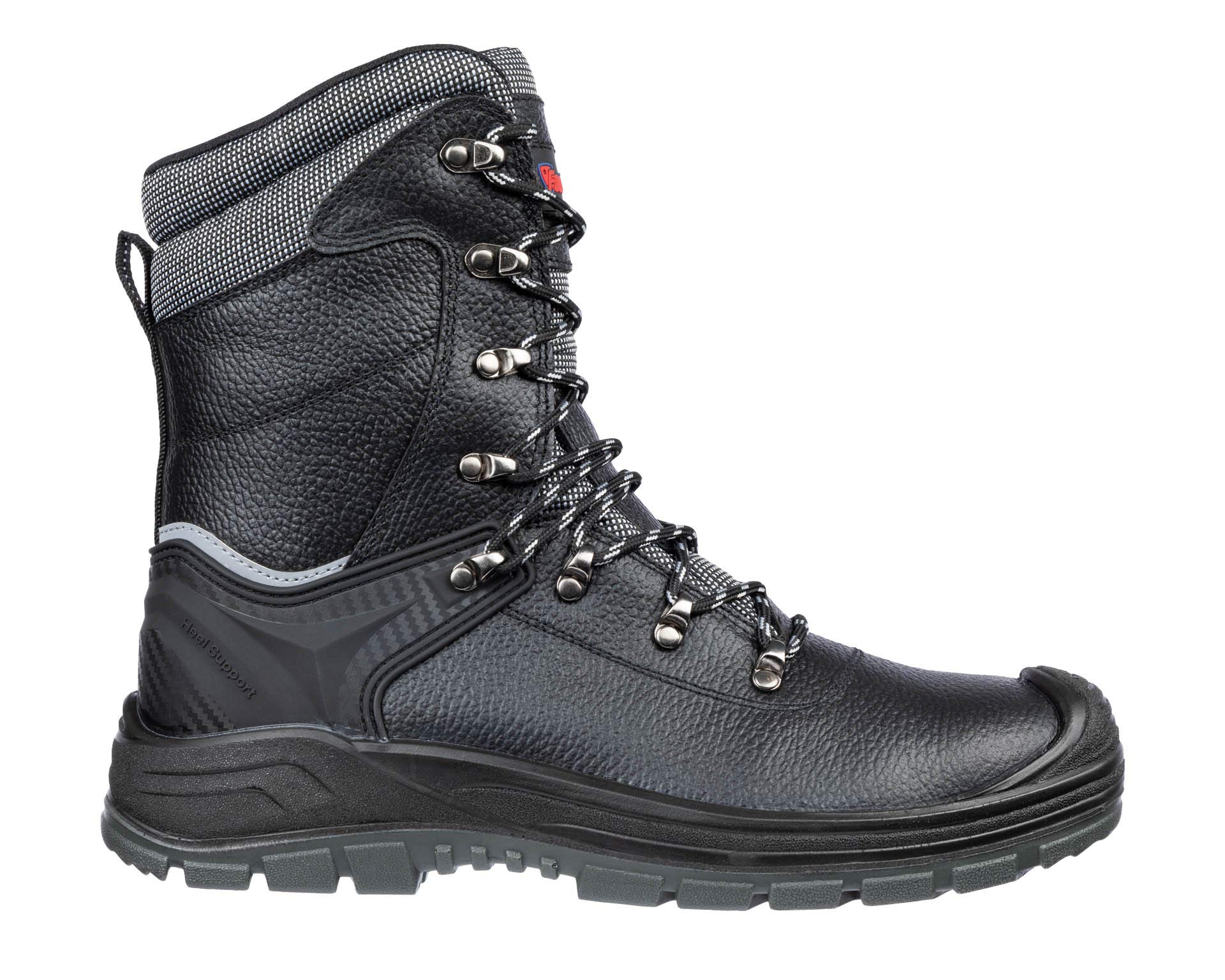 Footguard 631831-200-39 Safety Shoes, "Nordic High" S3, Size 5.5, Black