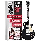 LyxPro 39” SB Series Electric Guitar, LP Style