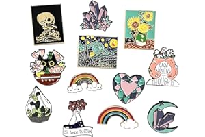 NINGLANG Cute Enamel Pin Set Lapel Pins Brooches Cartoon Brooch Badge Pins for Clothes Bags Backpack Party Decoration Gift