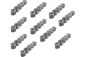 50Pcs Soft Silver Lead Sheet Rolls Fishing Sinkers Clip Tackle Accessories 0.28mm(0.011inch)/Pcs