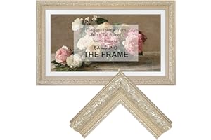A sophisticated, vintage-inspired bezel, compatible solely with the Samsung The Frame TV(32'',43",50",55",65",75" 85", Fits 2