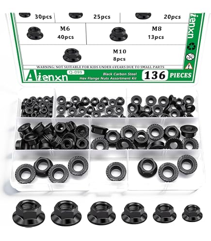 Amazon.com: Honda 90306-KF0-003 Nut Flange (12MM) : Industrial