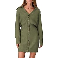 Sovoyontee Women's 2025 Fall Long Sleeve Mock Neck Sweater Dress Casual Loose Ribbed Knit Mini Short Pullover Dresses Apricot at Amazon Women's Clothing store Sovoyontee Women's 2025 Fall Long Sleeve Mock Neck Sweater Dress Casual Loose Ribbed Knit Mini Short Pullover Dresses Apricot at Amazon Women's Clothing store