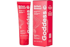 Goddess Maintenance Company Biotech Blowout Leave-In Restorative Hair Mask, Heat Protectant for Hair & Strengthening Treatment for Frizz-Free Volume, Repairs & Shields Up to 450 F, 1.7 Fl Oz